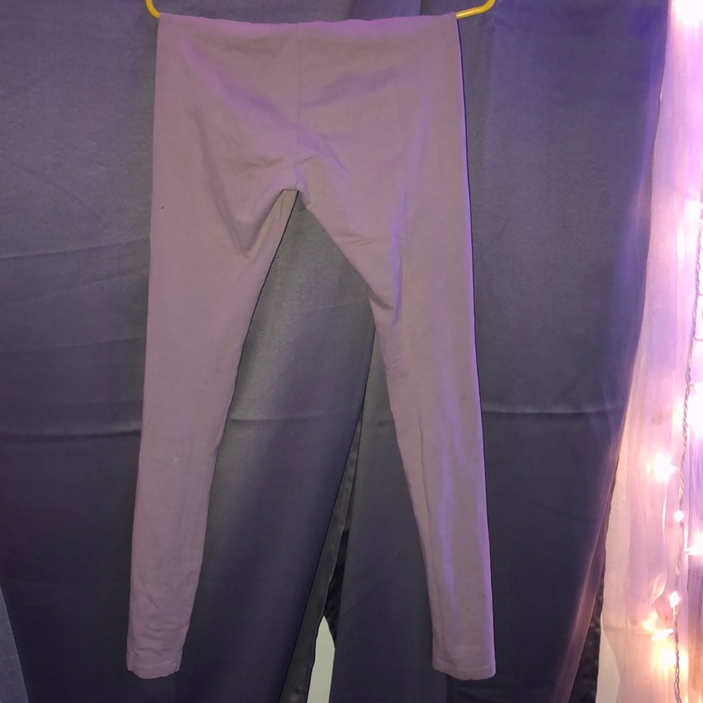 Nude high waisted leggings